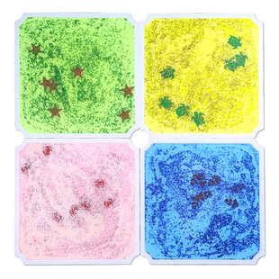 40*40 CM海底世界主题攀爬架感官垫儿童动物荧光液体感官垫