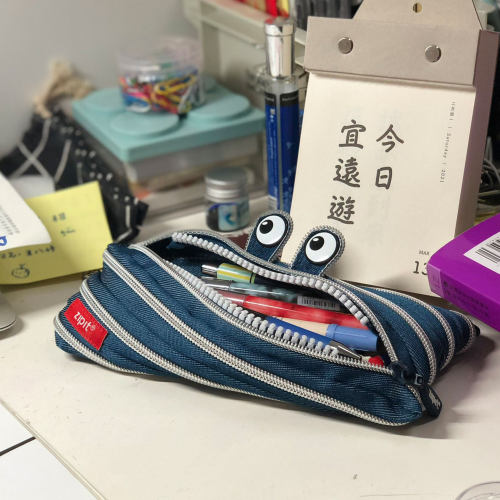 超可爱的ZIPIT牛仔怪兽拉链笔袋