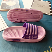 韩版 新款 时尚 夏季 凉鞋 女士夏季 外穿踩屎感厚底休闲卡通沙滩凉拖鞋