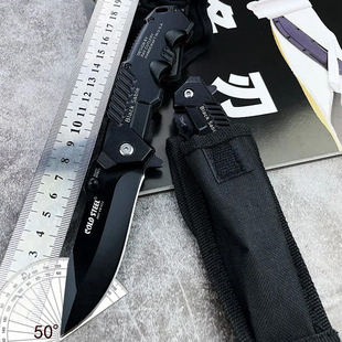 内蒙古吃肉折叠小刀高硬度户外水果刀弹便携不锈钢刀户外快开锋利