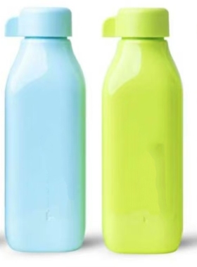 （海）500ml方形依可瓶 随手杯 蓝色/绿色 耐高温80°