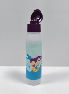 (海)特百惠美人鱼紫色500ml依可瓶