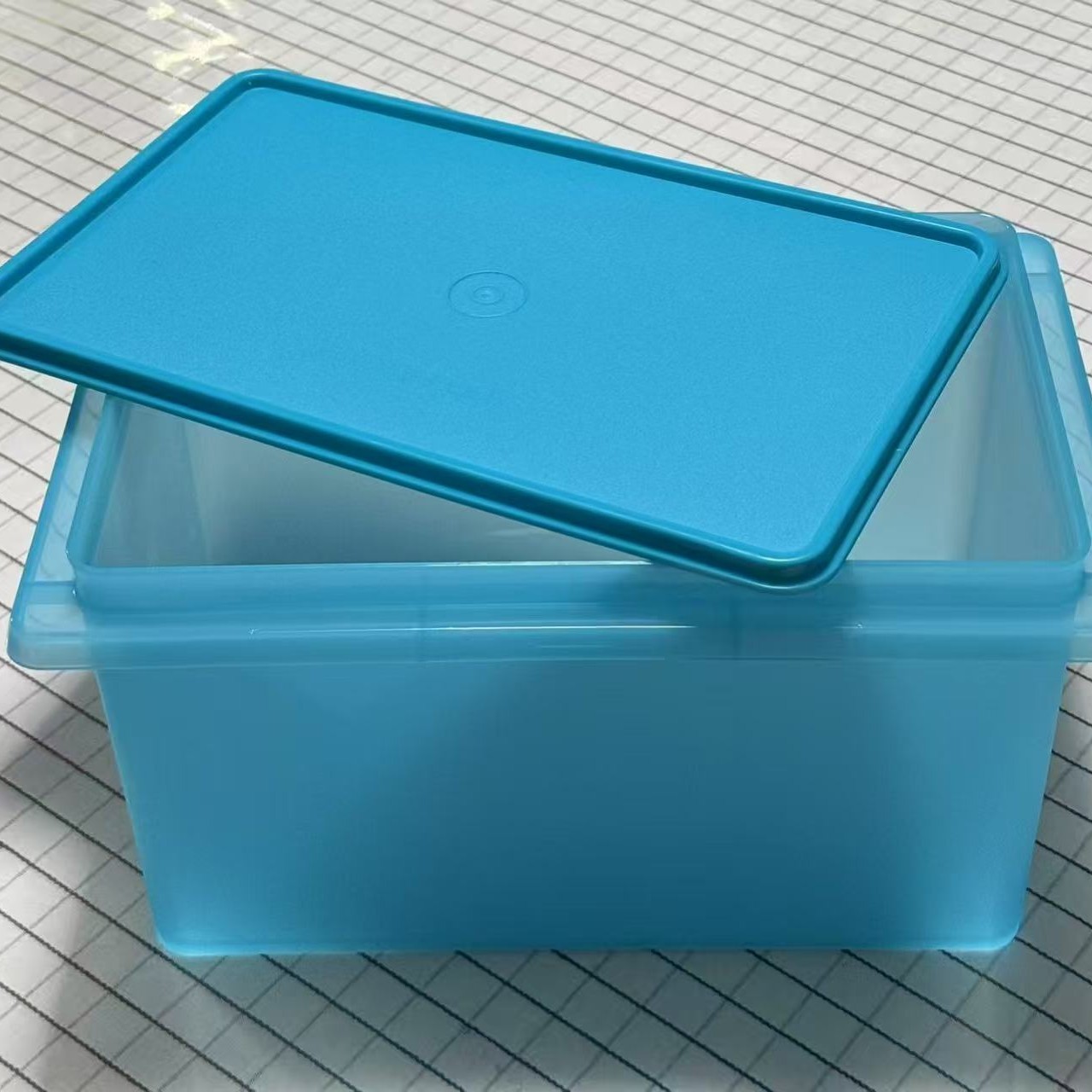 (海)5L蒂芙尼蓝方桶 保鲜盒尺寸33/20/17.5cm