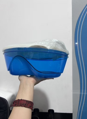 （海） 沙拉碗 蓝色 冷藏保鲜微波 1L