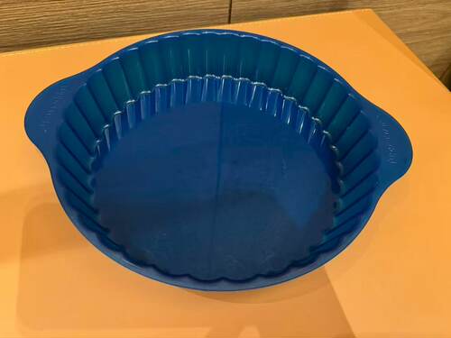 (海)1.7L蓝色系PC加高圆盘 外径30cm