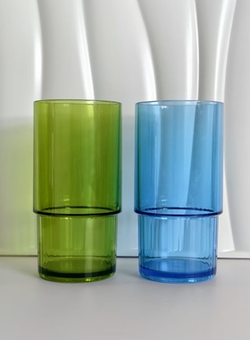 (海) pc杯子 冷冻冷藏微波 450ml  蓝色/绿色