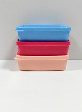 (海)250ml红色雪影冷冻盒 保鲜盒