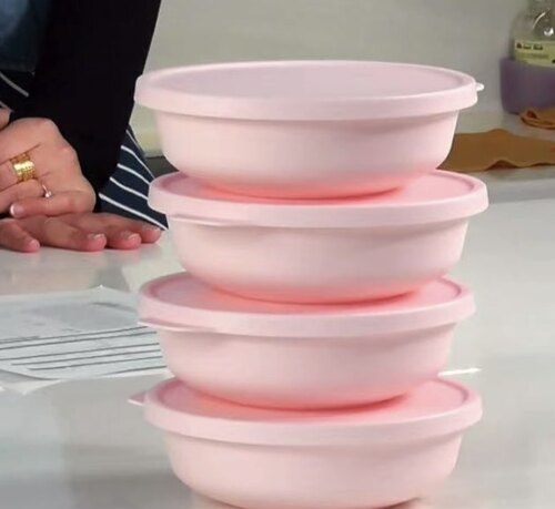 （海）450ml 裸粉色阿罗哈保鲜圆碗