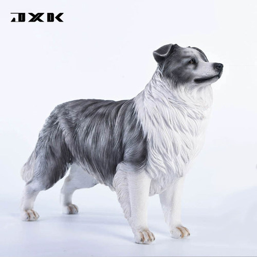 JXK边境牧羊犬摆件 仿真狗宠物边牧周边模型小动物治愈系树脂饰品 - 封面
