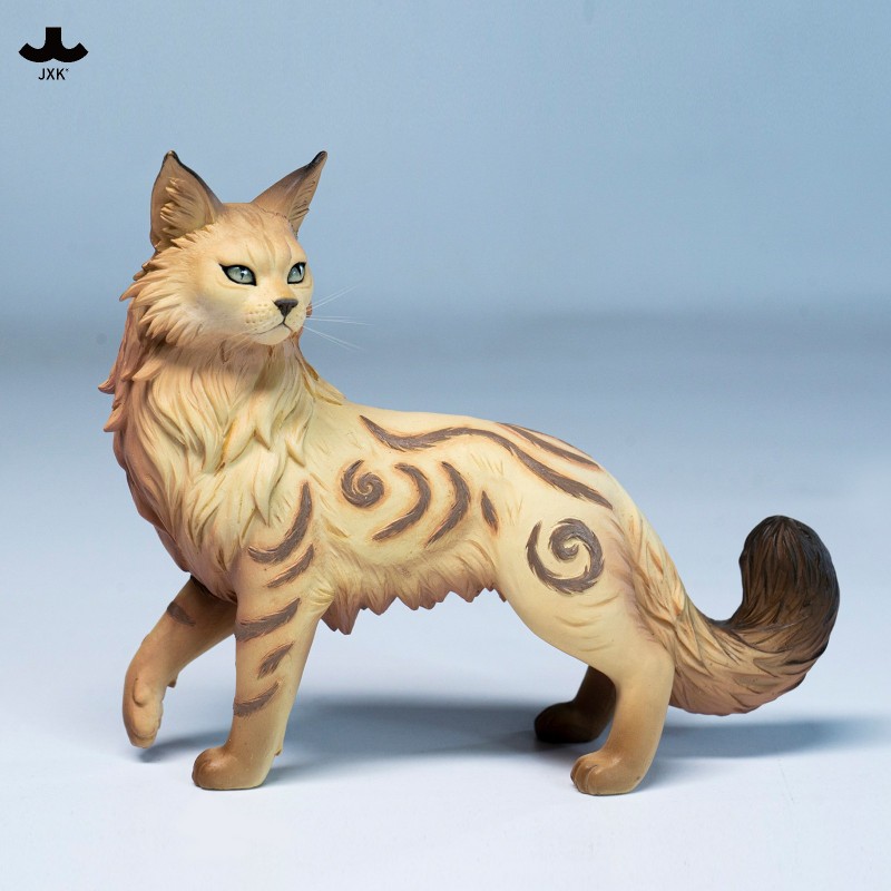 现货 JXK雾隐林猫 仿真萌宠猫礼动物潮玩周边车载玄幻手办摆件图片