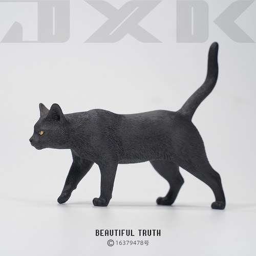 【JXK】田园猫小黑猫模型手办