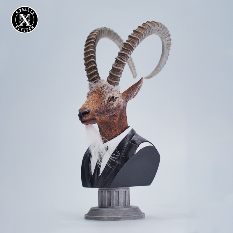 Mostoys北山羊动物头雕