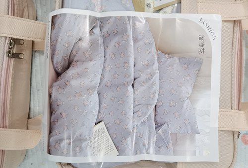 古法云柔棉四件套古法水洗棉四件套韩版印花四件套不是纯棉面料