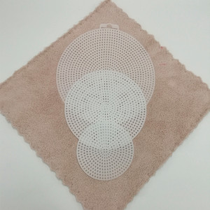 圆形塑料网格板包底定型毛线diy