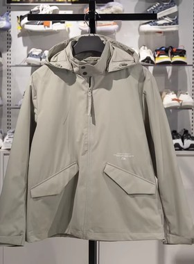 李宁外套男秋开衫长袖茄克防泼水连帽梭织休闲时尚运动服AJDV027