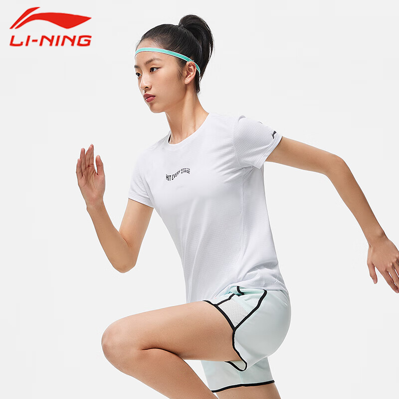 李宁跑训系列运动T恤女款