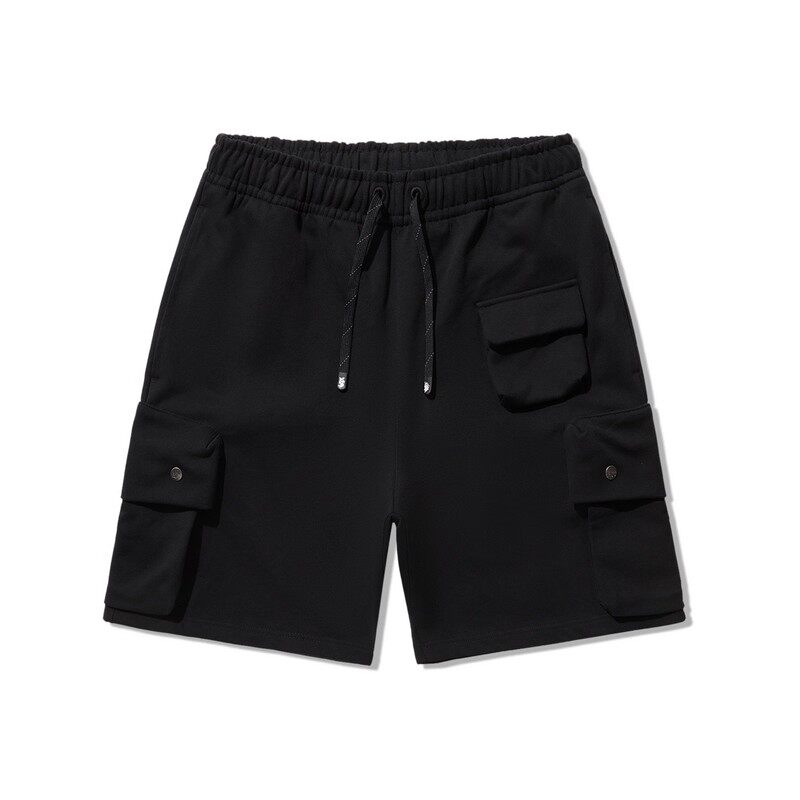 李宁男子夏季短裤滑板系列潮流休闲宽松运动舒适百搭短裤AKSU155