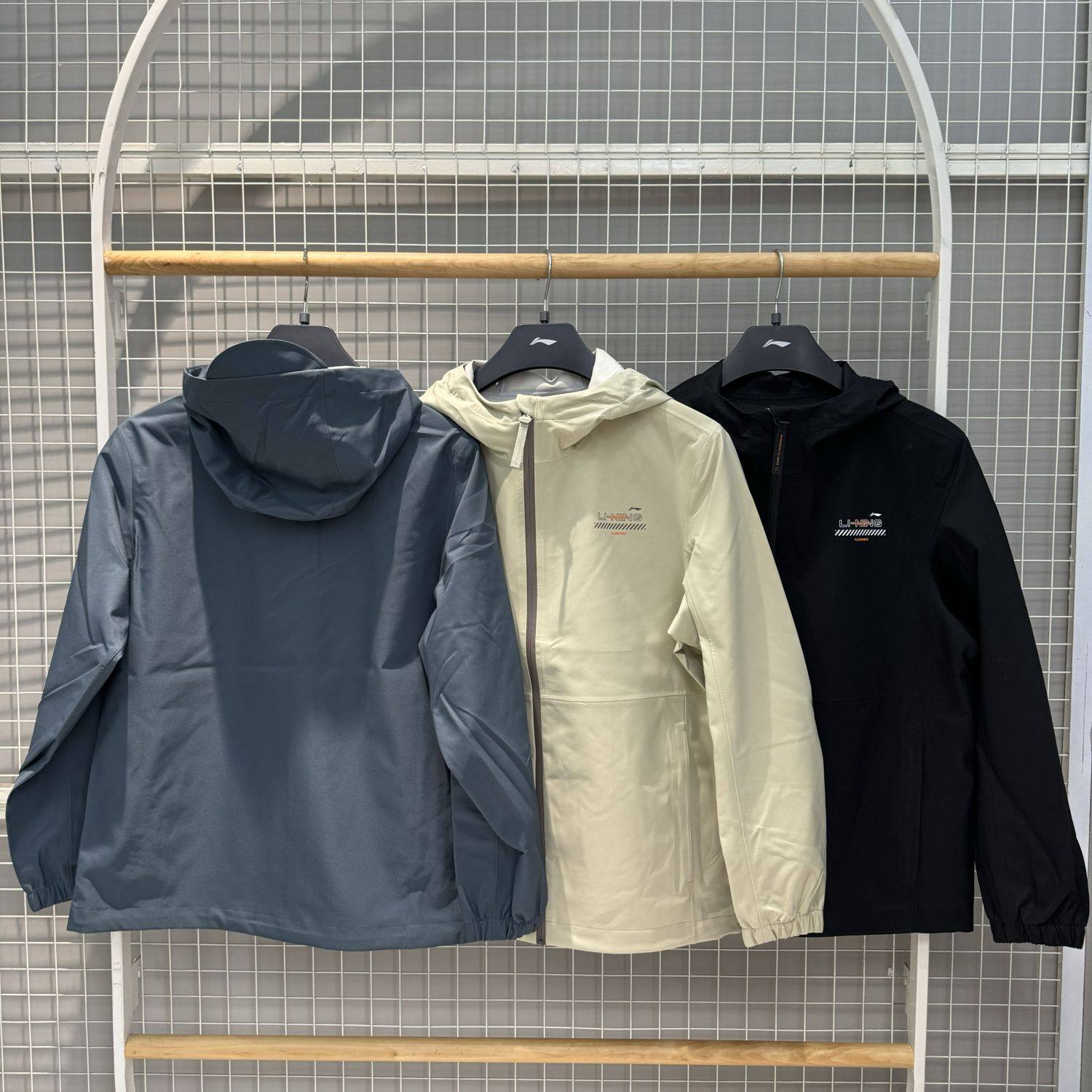 李宁运动风衣2024秋季新款健身系列男子防泼水连帽外套AFDU827,运动服/休闲服装,运动风衣,淘宝优惠券,粉丝福利购,淘宝优惠卷