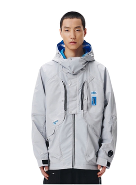 李宁 LNG中国航天联名款科技感双面两穿男女同款夹克外套FDAD004