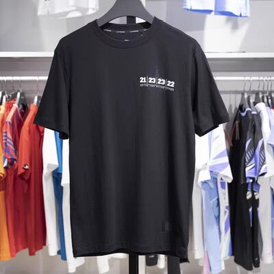 李宁透气半袖短袖T恤男