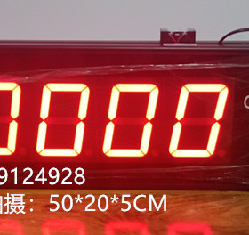 4-20MA模拟量显示屏0-5v0-10vK型热电偶PT100温度显示大屏485通讯