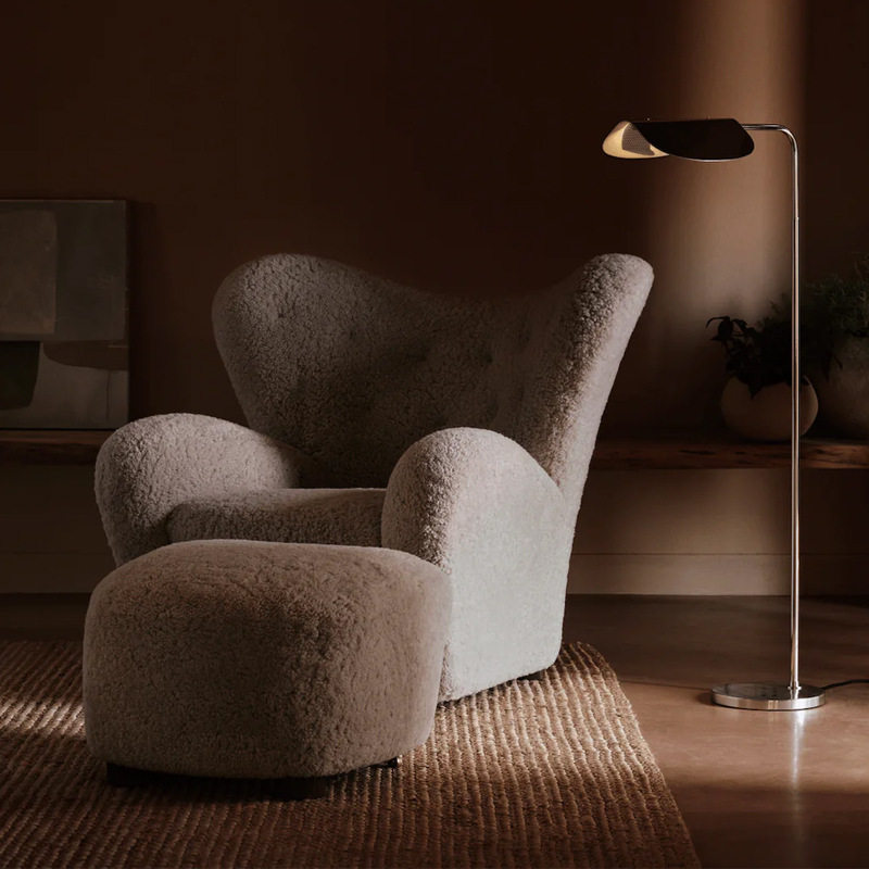 北欧设计师客厅羊羔绒单人沙发椅法式中古创意酒店商场休闲椅阳台,住宅家具,沙发椅,淘宝优惠券,粉丝福利购,淘宝优惠卷