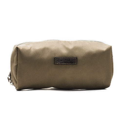 笔袋化妆袋男女通用棕色尼龙布拉链袋子防水包包小收纳JCLG9W0001