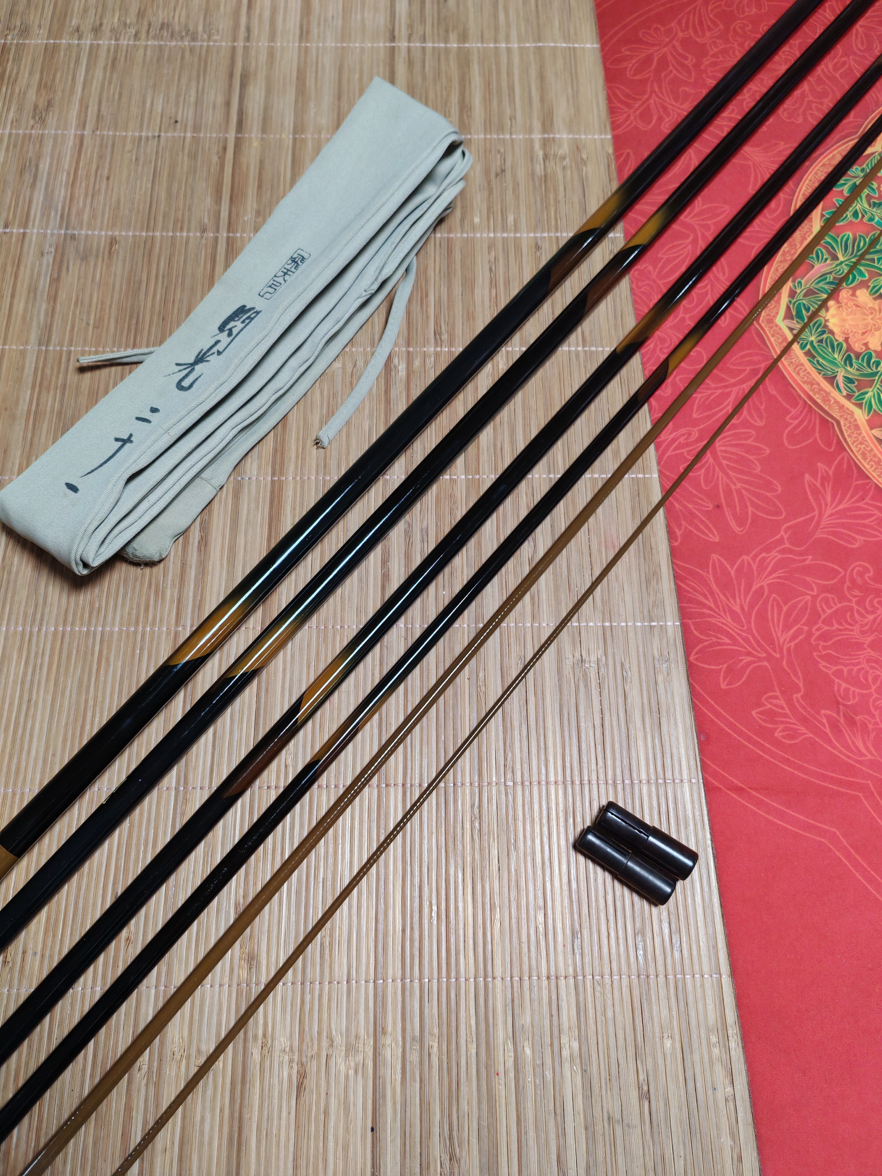 闪光初代21尺/6.3米日本西家二手并继户外水库野钓碳素台钓鱼竿