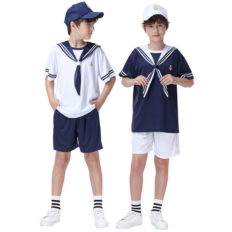 2026新款海军风水手服儿童套装