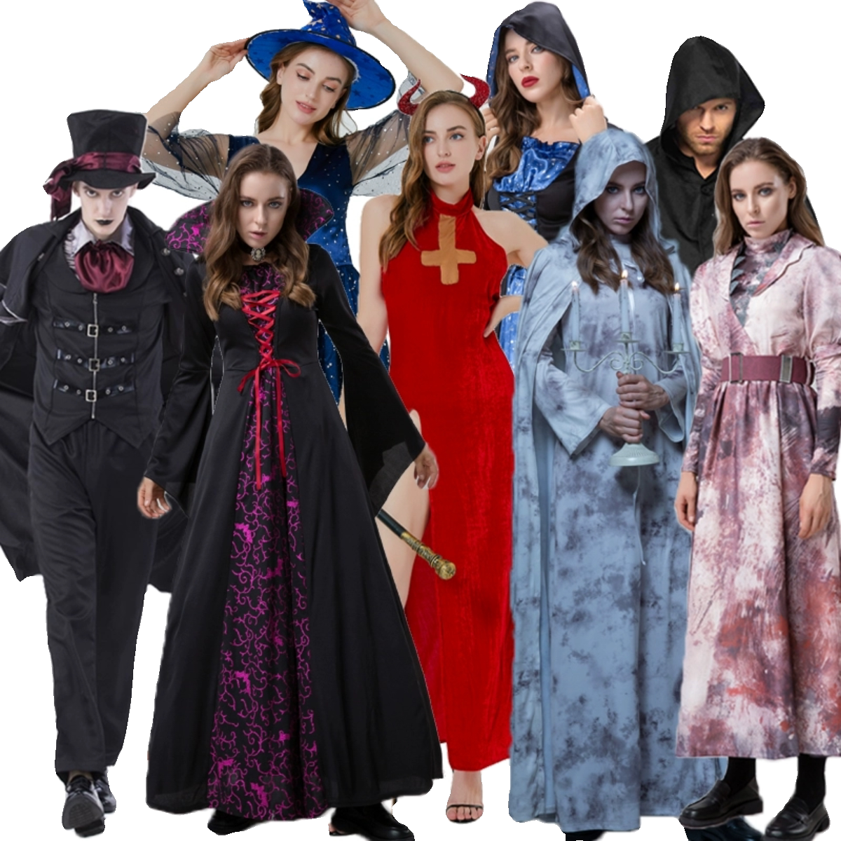 万圣节服装女大人吸血鬼服饰女巫恶魔女装衣服cosplay服成人装扮