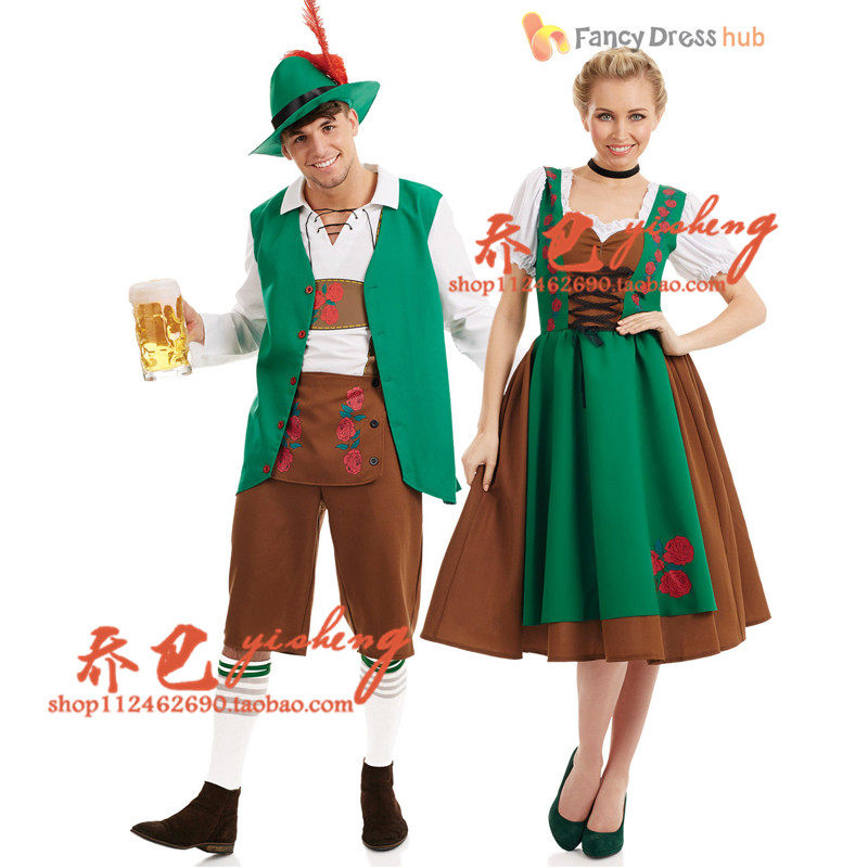德国啤酒节服装 女佣女侍服女仆装 酒吧工作服角色制服cosplay
