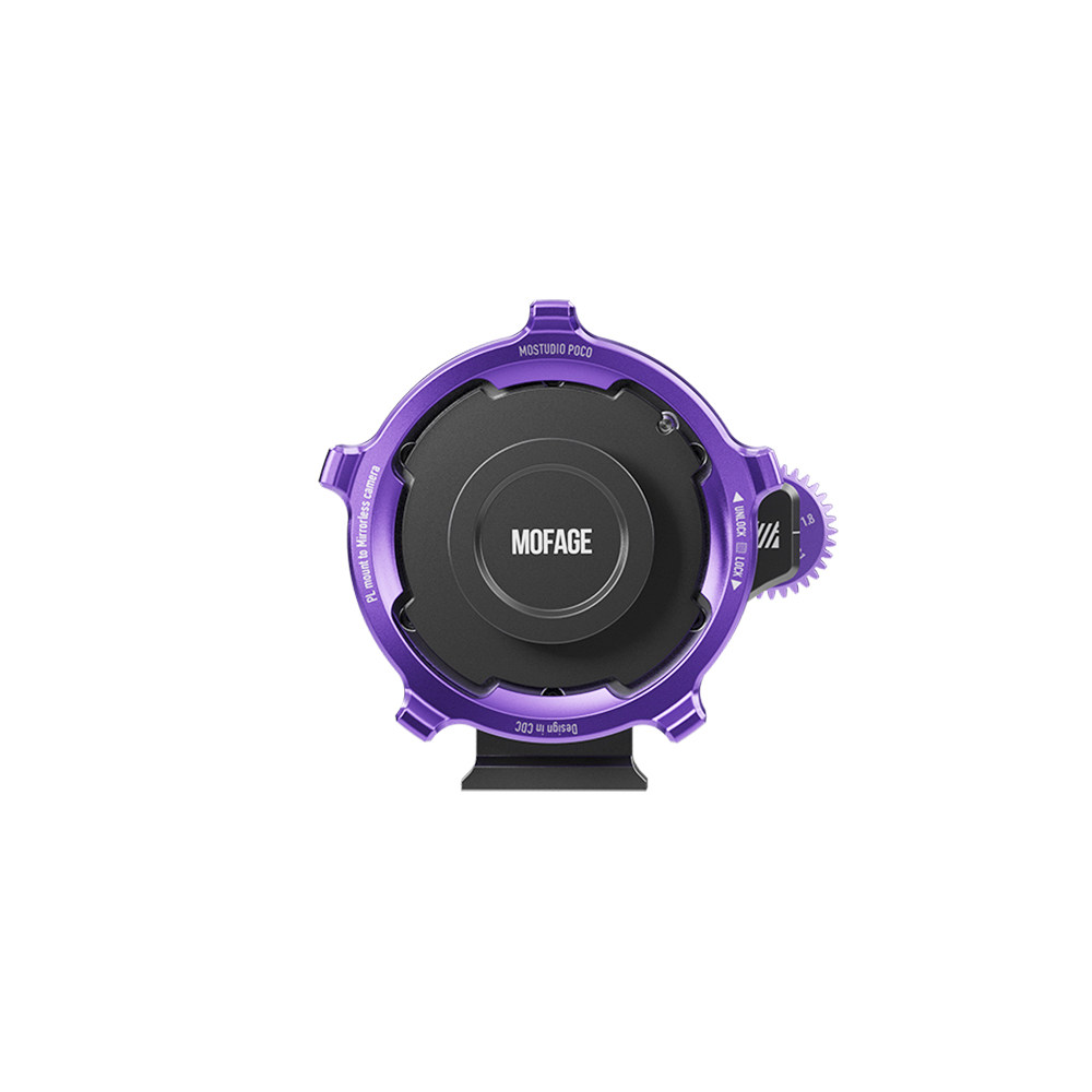 【MOFAGE】插入式滤镜PL卡口POCO转接环 适用于索尼佳能松下尼康RED KOMODO X可更换卡口可更换白柔/黑