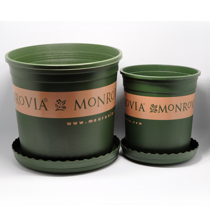 塑料树脂圆形花盆monrovia1235加仑盆