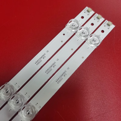适用联通43D01 43D01AF灯条43HR332M08A5 V2 430D22 8*3电视灯条