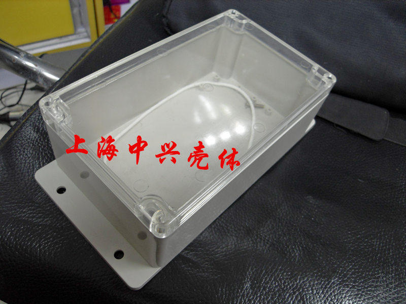 带耳朵塑料防水盒透明盖塑料防水盒ZXF1-2T：75*120*200mm