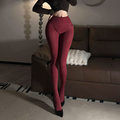 轻绒深裆无缝天鹅绒打底连裤 袜120D丝袜女士性感秋冬季 黑丝光腿