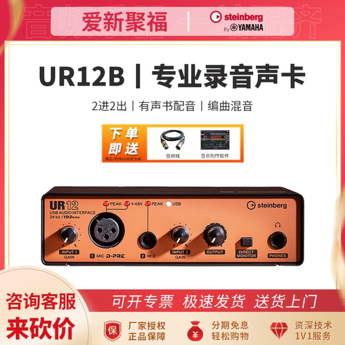 专业声卡录音声卡Yamaha/雅马哈