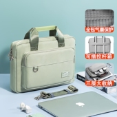 大容量电脑包适用华硕15.6英寸笔记本拯救者16寸游戏本可手提斜挎包男女士高级感华为14.2寸轻薄防摔防震14寸