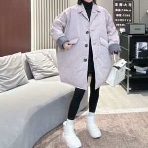 Dayuan 欧货廓形西装领撞色显瘦保暖羽绒服