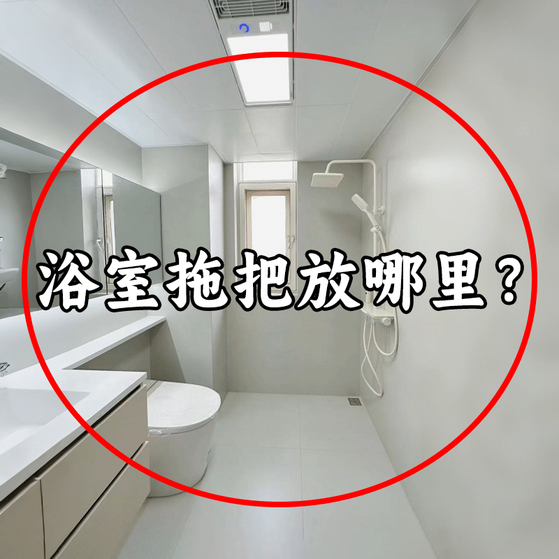 吸盘拖把架壁挂挂钩免打孔浴室门后收纳架子神器果蔬置物架/篮/框