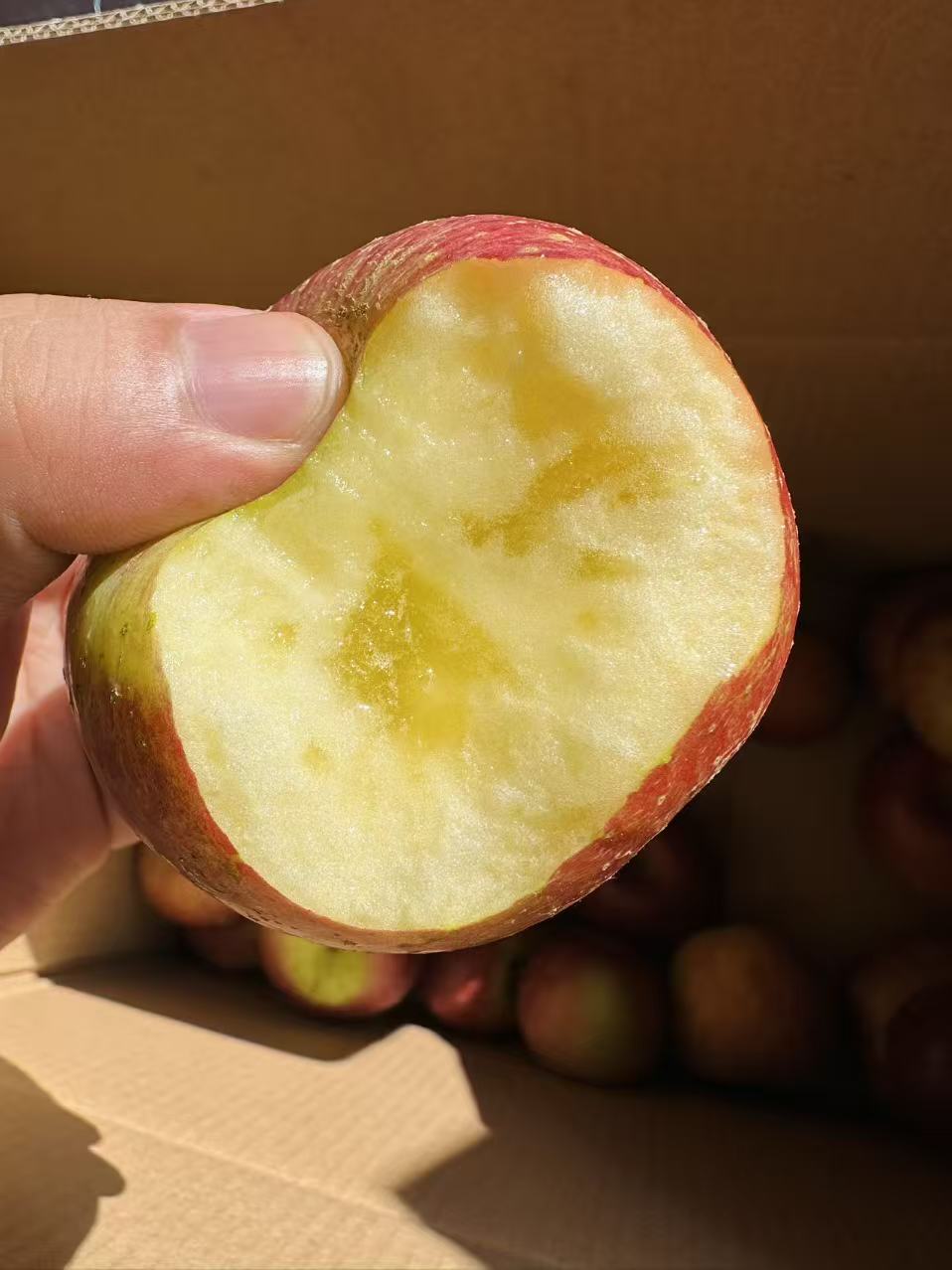 云南西北勒小苹果9斤78元（单个100克到160克