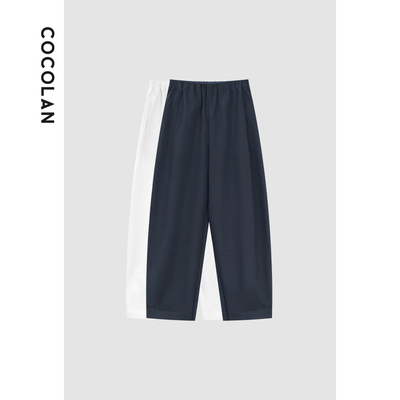 COCOLAN【日杂裤】天丝直筒休闲裤女CL1K6621