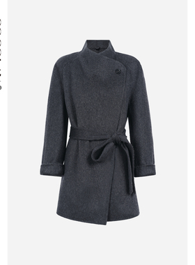 COCOLAN【布鲁克林】100绵羊毛双面呢大衣女2025秋冬新款保暖外套