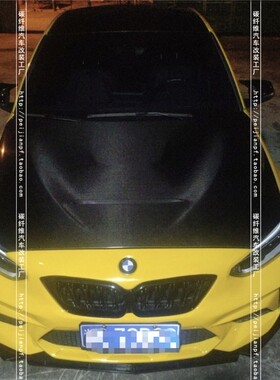 适用宝马1系F52碳纤维机盖118i 120i 125i改装GTS开孔引擎盖头盖