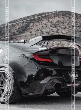 适用于丰田GR86干碳纤维尾翼GT86 BRZ改装ADRO大尾翼定风翼扰流板