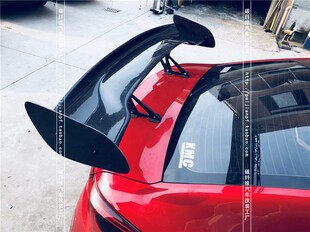 适用于本田十代思域碳纤维尾翼CIVIC FK7改装GT大尾翼定风翼包围