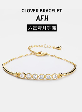 日系金色排钻手链女心机款极细设计高级感小众精致百搭手饰配饰