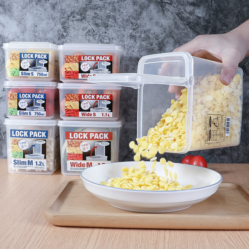 日本翻盖式冷藏桌面塑料保鲜盒