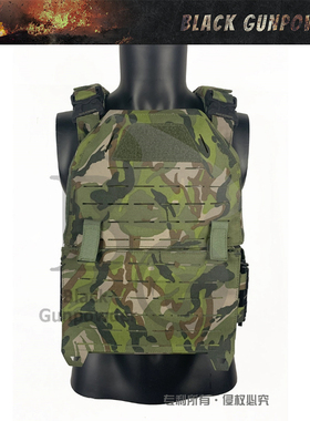 QCMS子系统基础大五叶战术背心BPC激光切割轻量化可变型胸挂肚兜