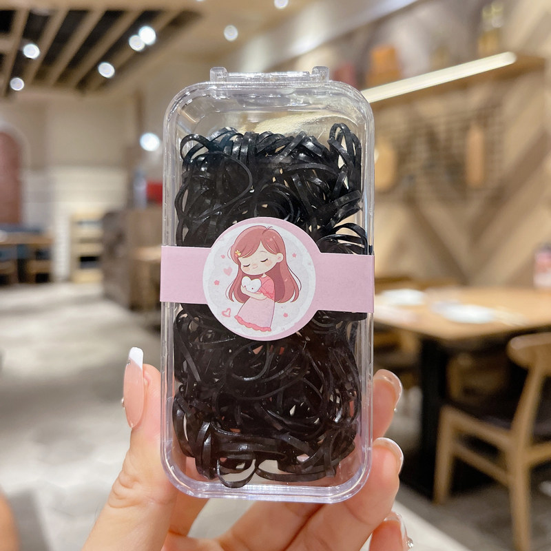 高品质儿童弹力皮筋韩国东大门发绳头绳扎头发皮筋可爱少女发饰